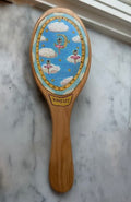 Social Butterfly- Hand Painted Wooden Hairbrush